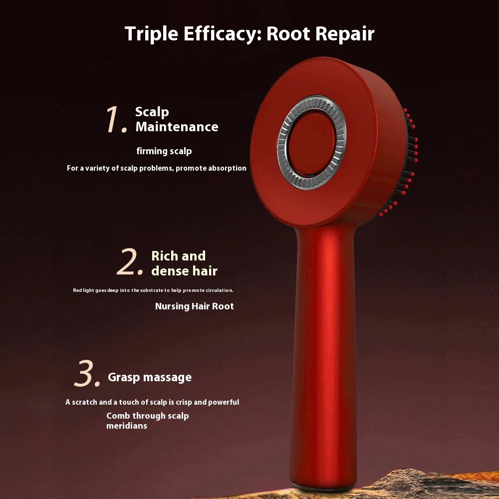LeDoche Electric massage comb Red Light Brush for Hair Growth Scalp Essence Oil Applicator