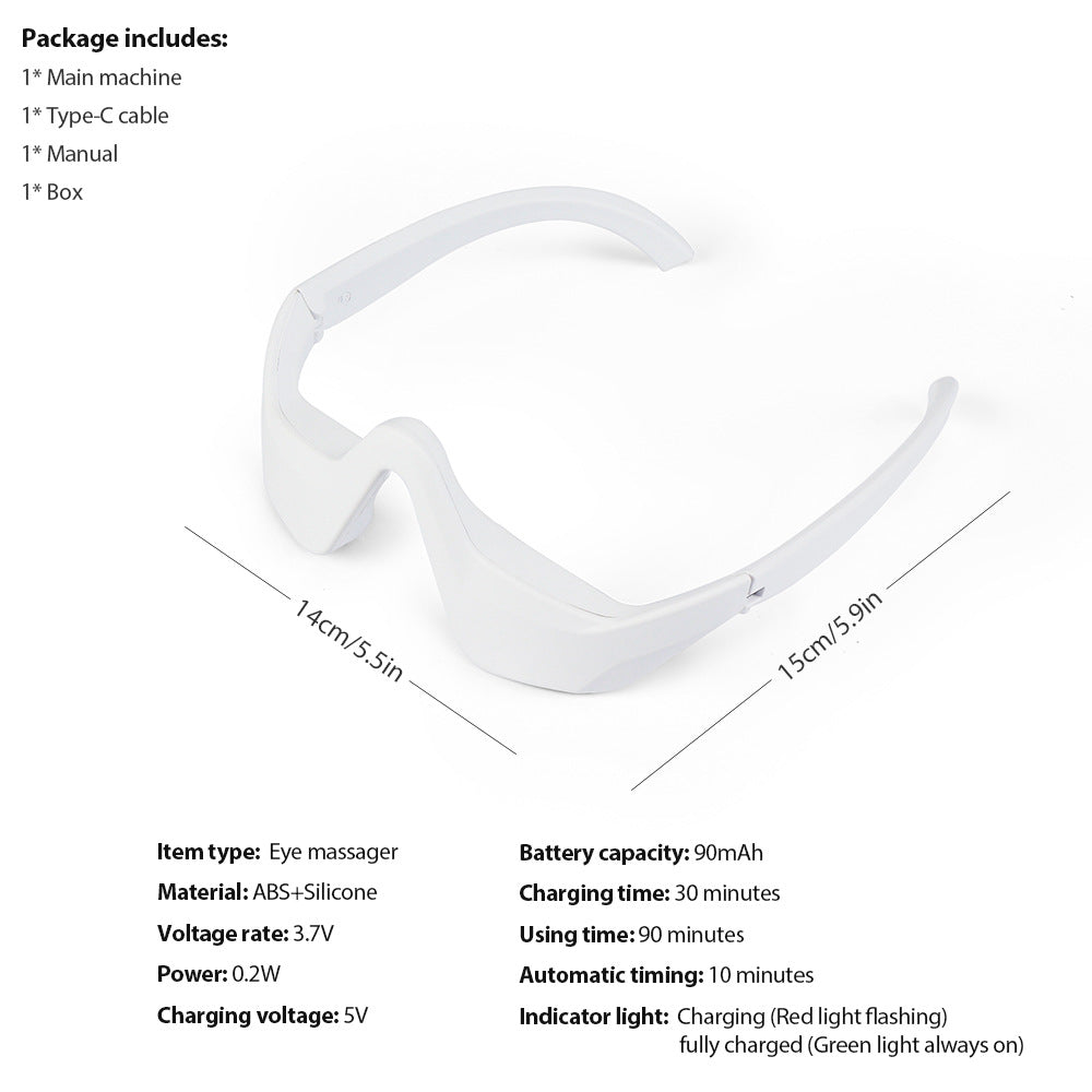 Microcurrent massage beauty eye care device, red light eye massager to fade dark circles, and eye beauty device LeDoche Haircare
