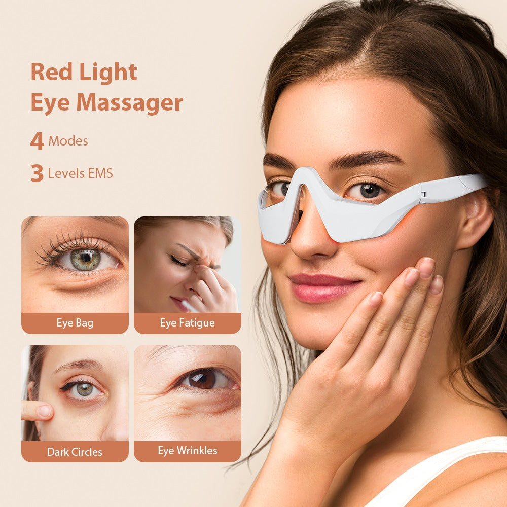 Microcurrent massage beauty eye care device, red light eye massager to fade dark circles, and eye beauty device LeDoche Haircare