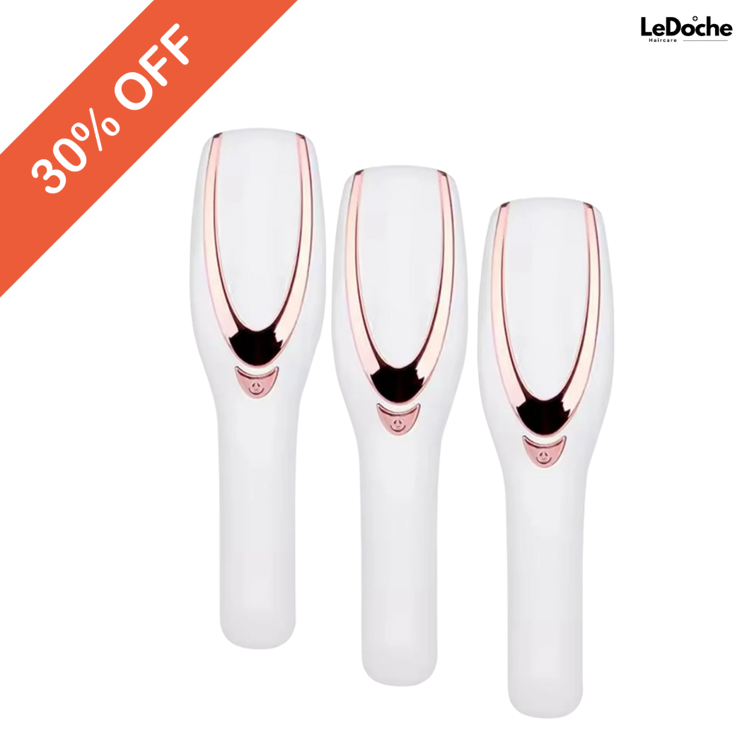 LeDoche Red/Blue Light Head Hair-Care Scalp Massager brush comb for hair growth