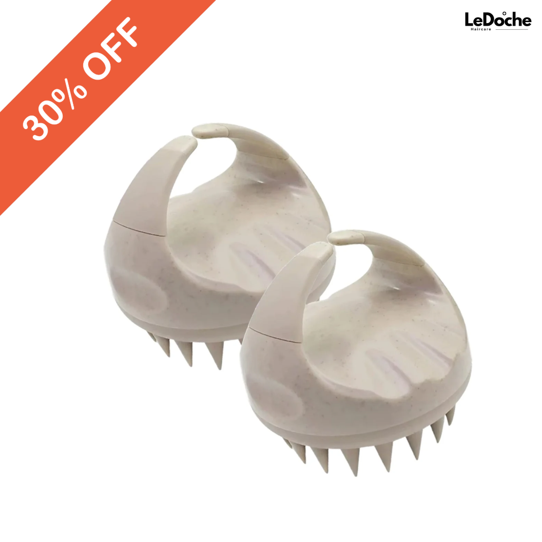 LeDoche Silicone  Vital Head  Scalp Massager Hair Shampoo Brush