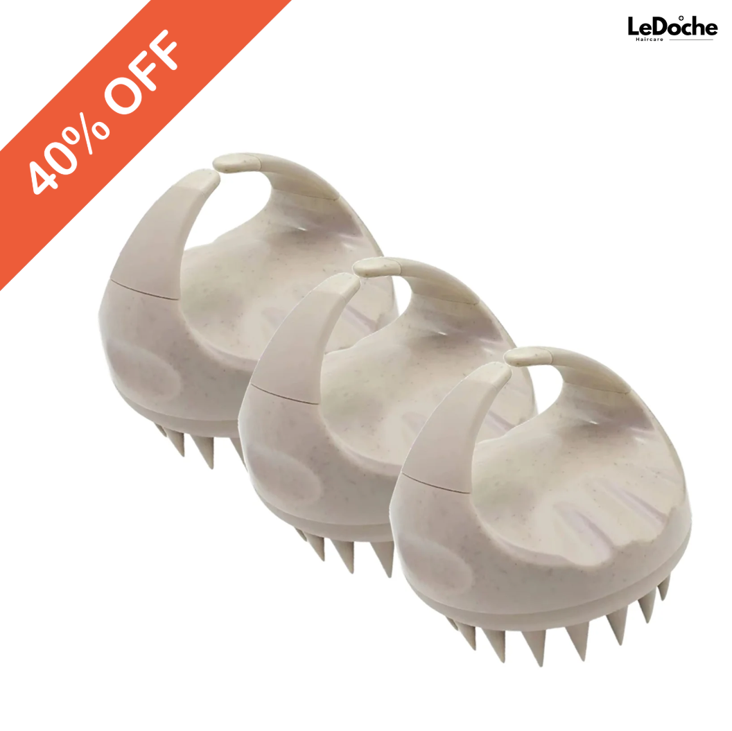 LeDoche Silicone  Vital Head  Scalp Massager Hair Shampoo Brush