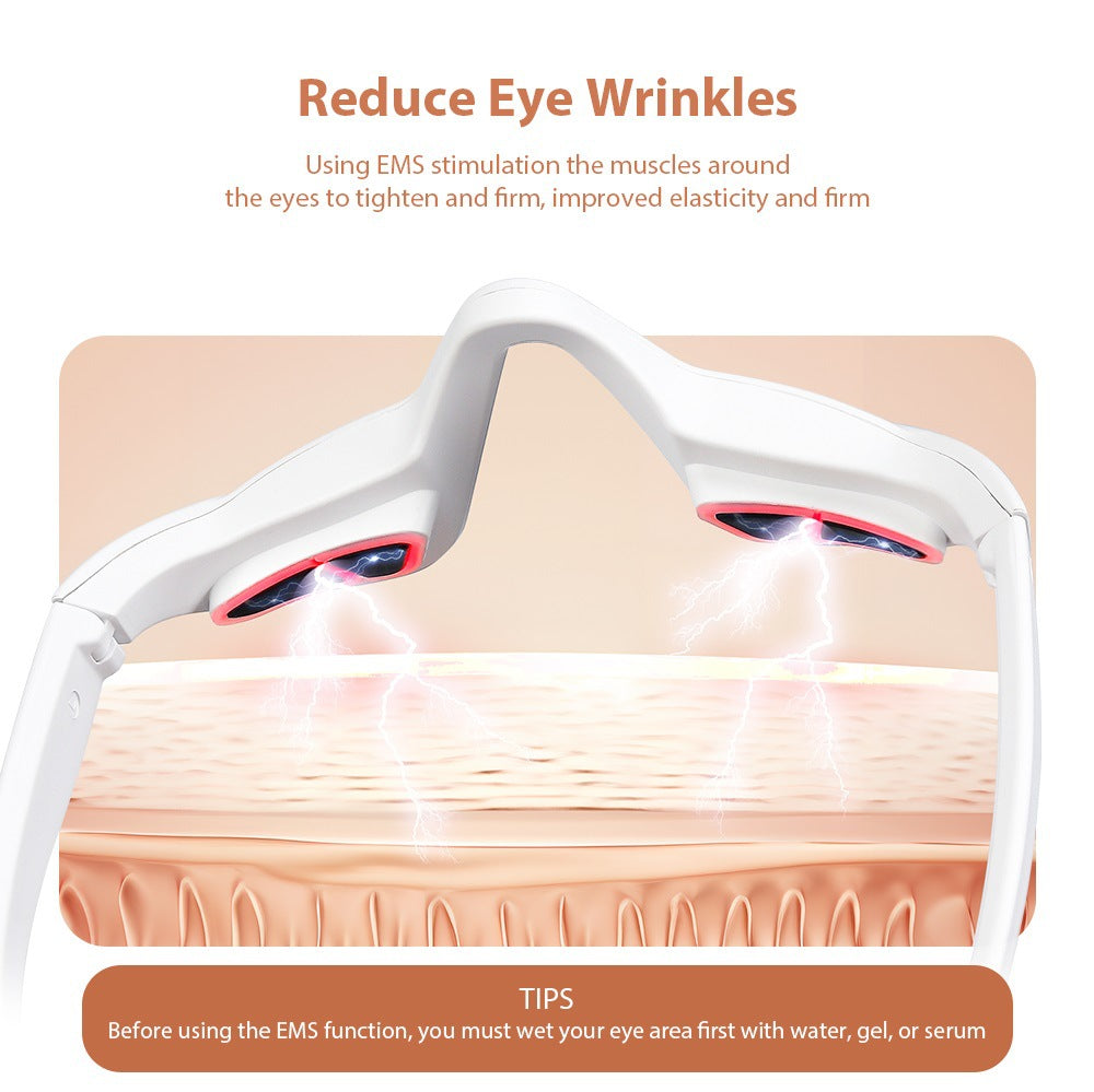 Microcurrent massage beauty eye care device, red light eye massager to fade dark circles, and eye beauty device LeDoche Haircare