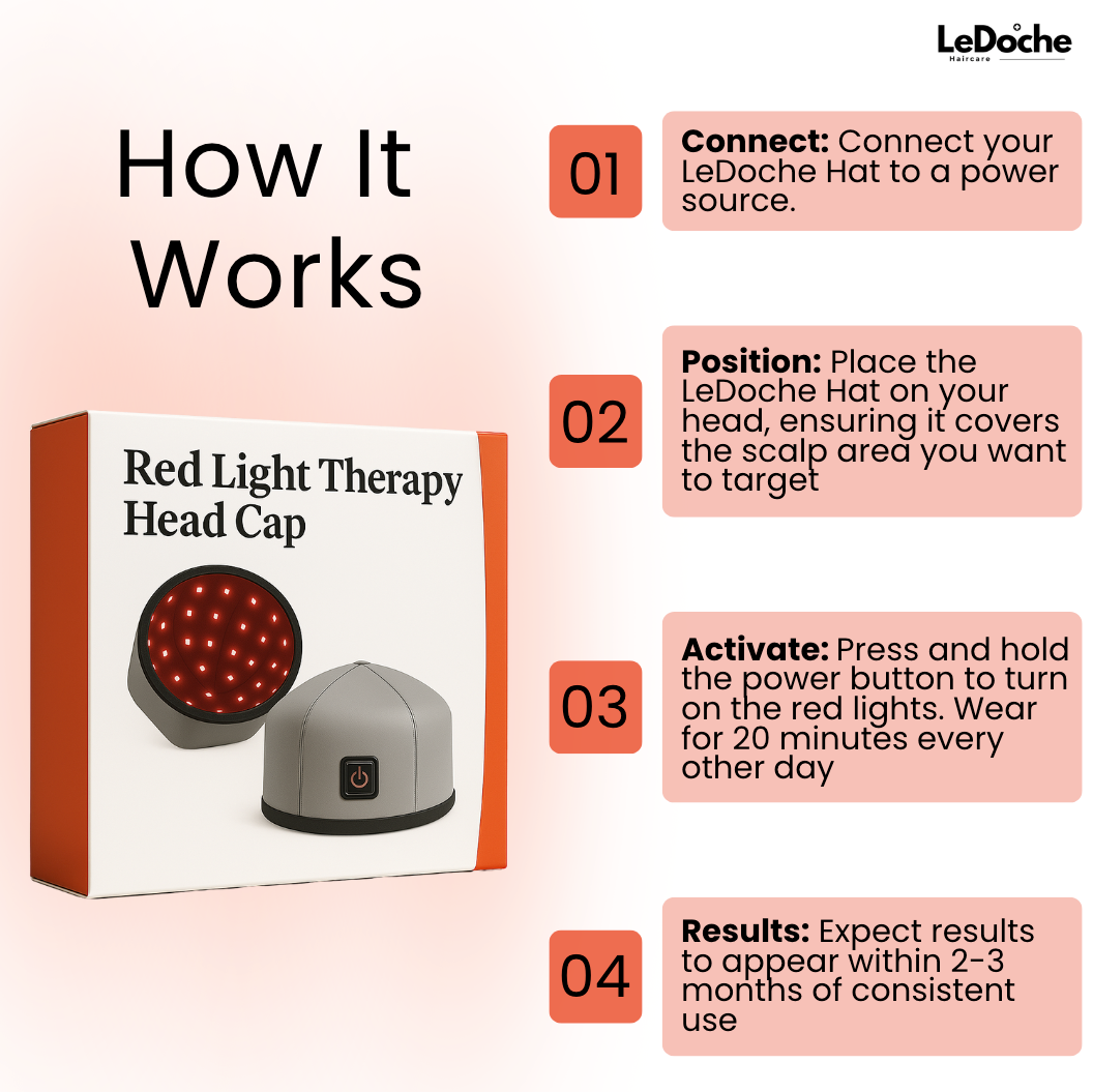 LeDoche | HairRevive Dual Red Light Therapy Hat