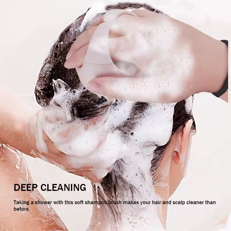 LeDoche Silicone  Vital Head  Scalp Massager Hair Shampoo Brush