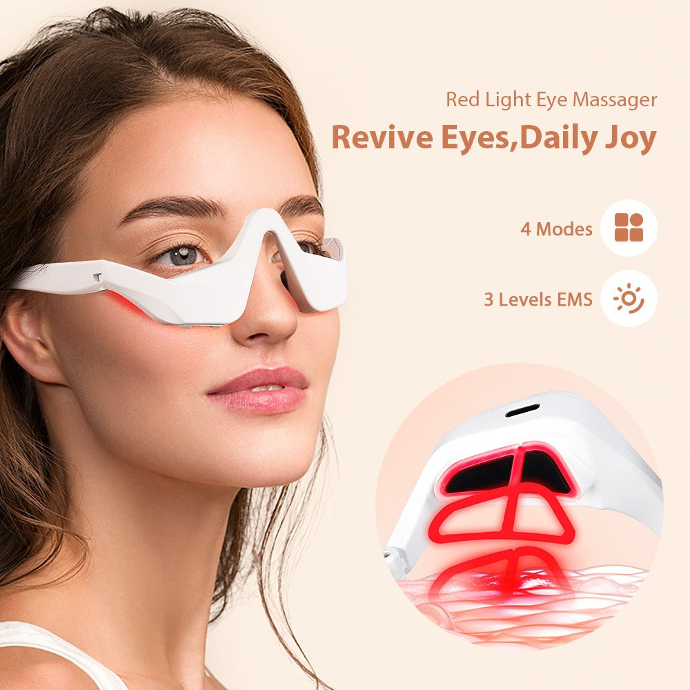 Microcurrent massage beauty eye care device, red light eye massager to fade dark circles, and eye beauty device LeDoche Haircare