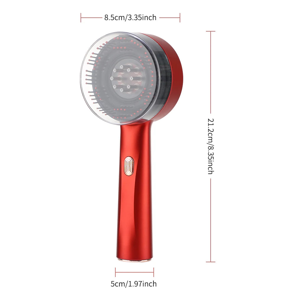 LeDoche Electric massage comb Red Light Brush for Hair Growth Scalp Essence Oil Applicator