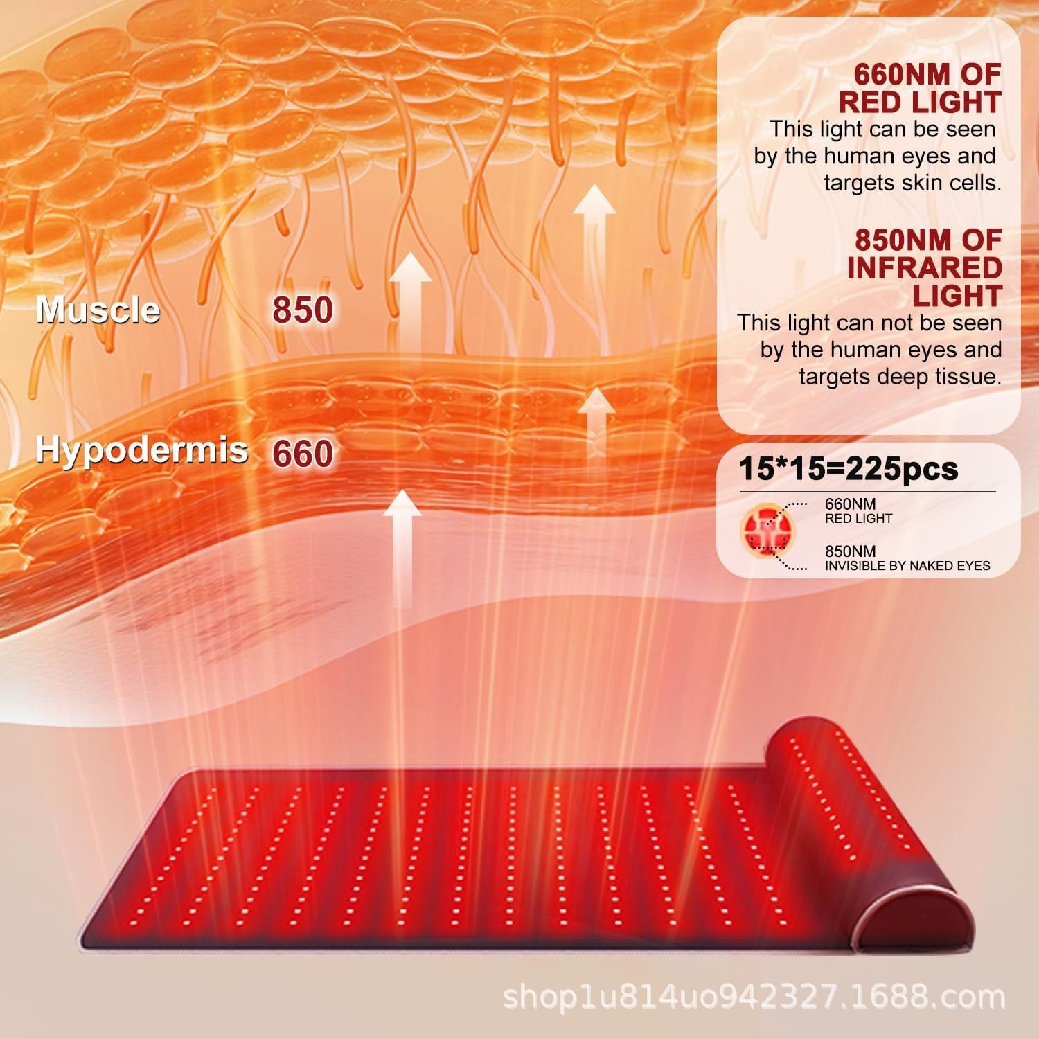 LeDoche Red Light Therapy Mat