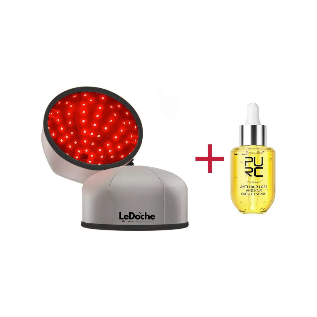 The Complete System — HairRevive cap and LuxeFollicle serum together